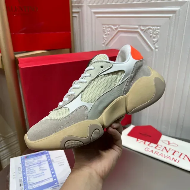 Valentino Chunky Sneaker Beige Olive Orange Chunky Sneakers 3