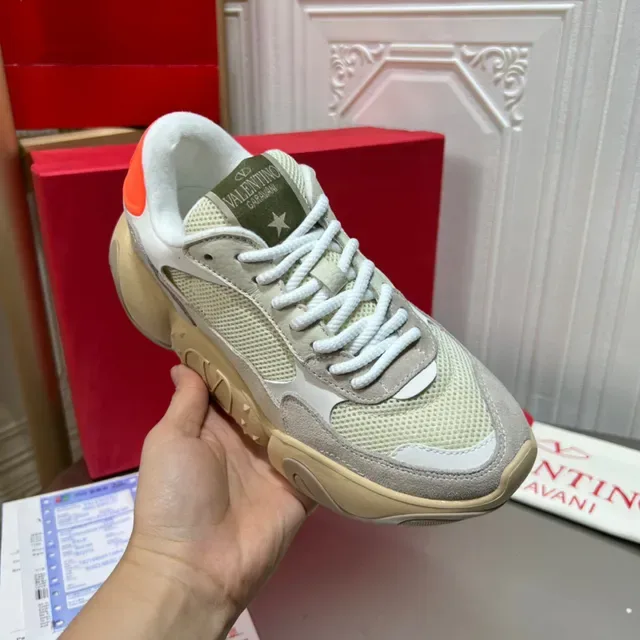 Valentino Chunky Sneaker Beige Olive Orange Chunky Sneakers 4