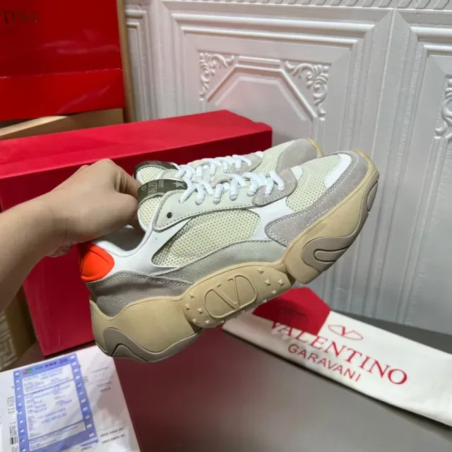 Valentino Chunky Sneaker Beige Olive Orange Chunky Sneakers 6