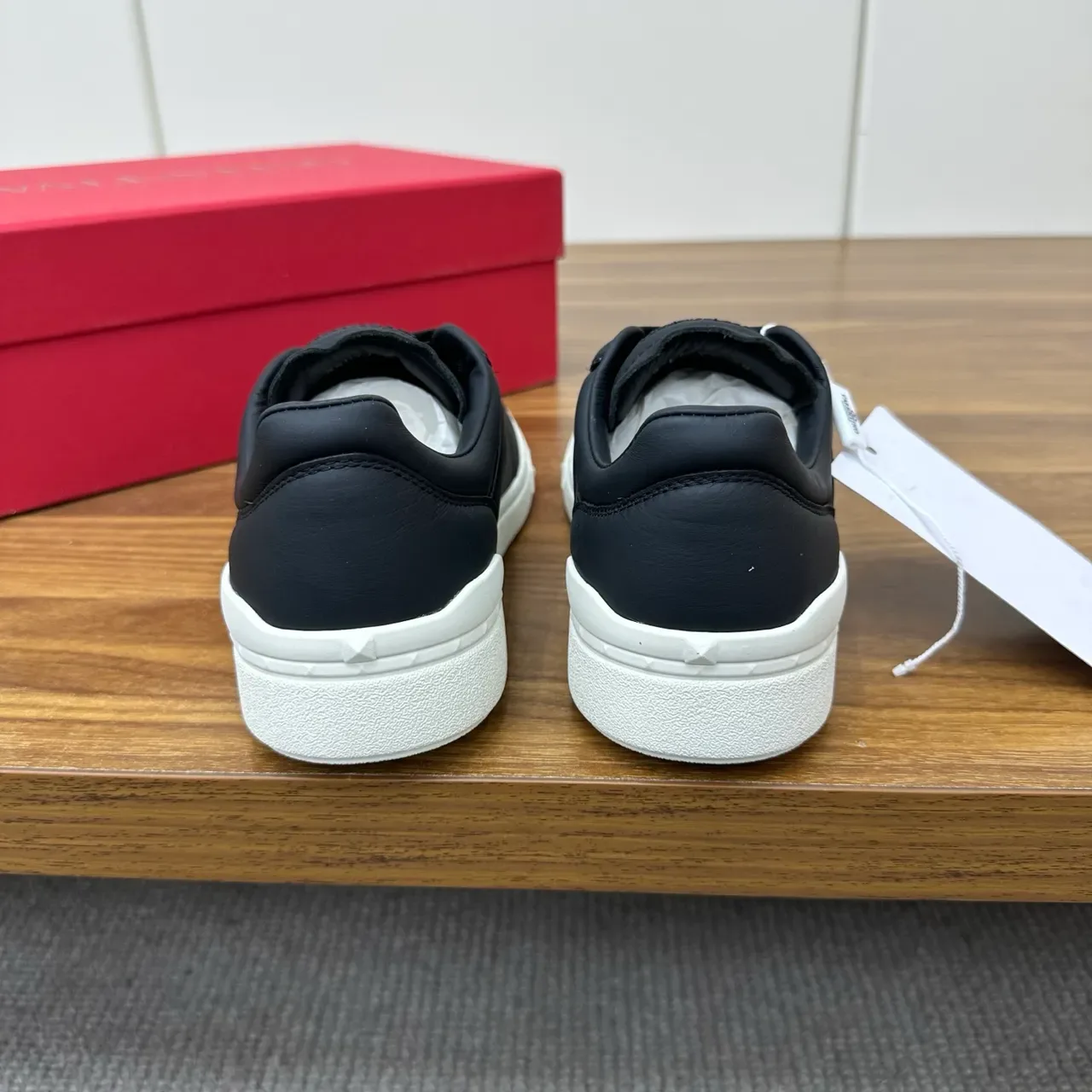 Valentino Rockstud Black and White Lifestyle Sneakers 3