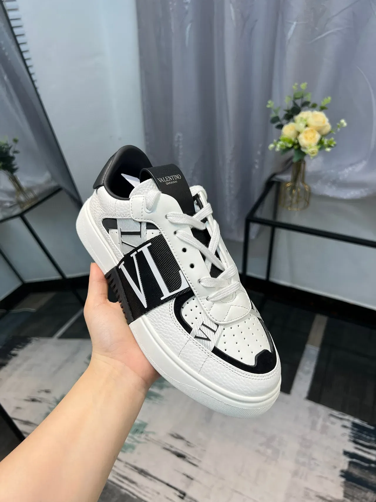 Valentino VLTN zapatilla deportiva blanco negro lifestyle zapatillas 6