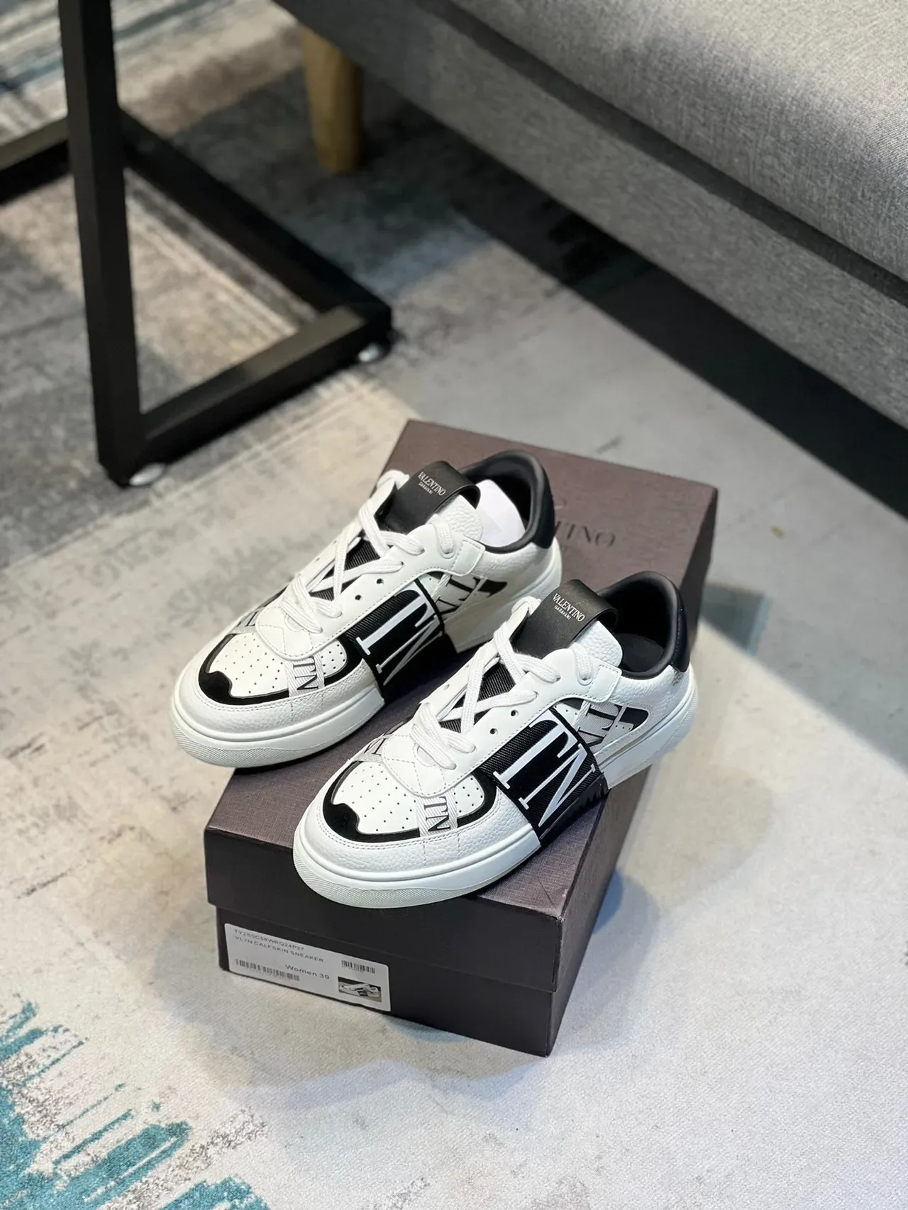Valentino VLTN zapatilla deportiva blanco negro lifestyle zapatillas 7