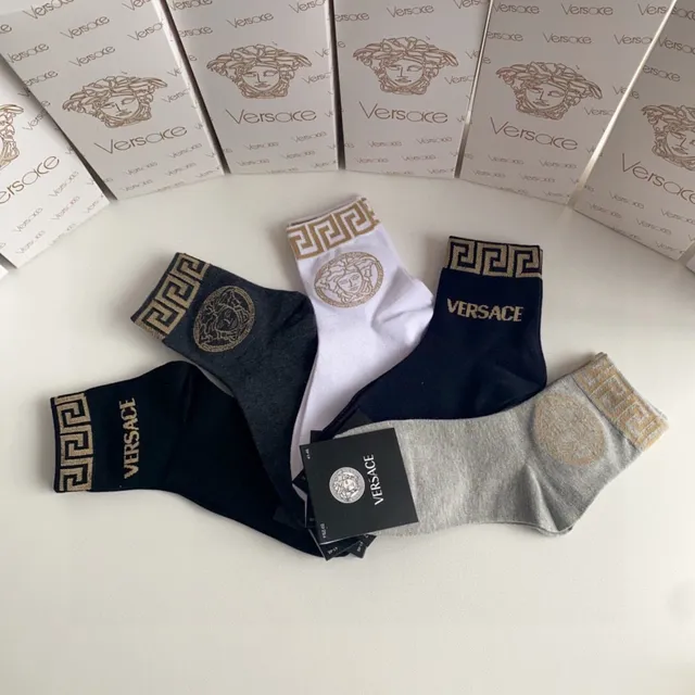 Versace Greca Medusa Logo 短踝袜 8