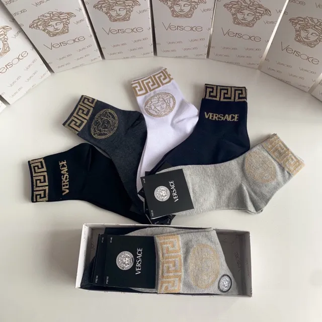Versace Greca Medusa Logo 短踝袜 9