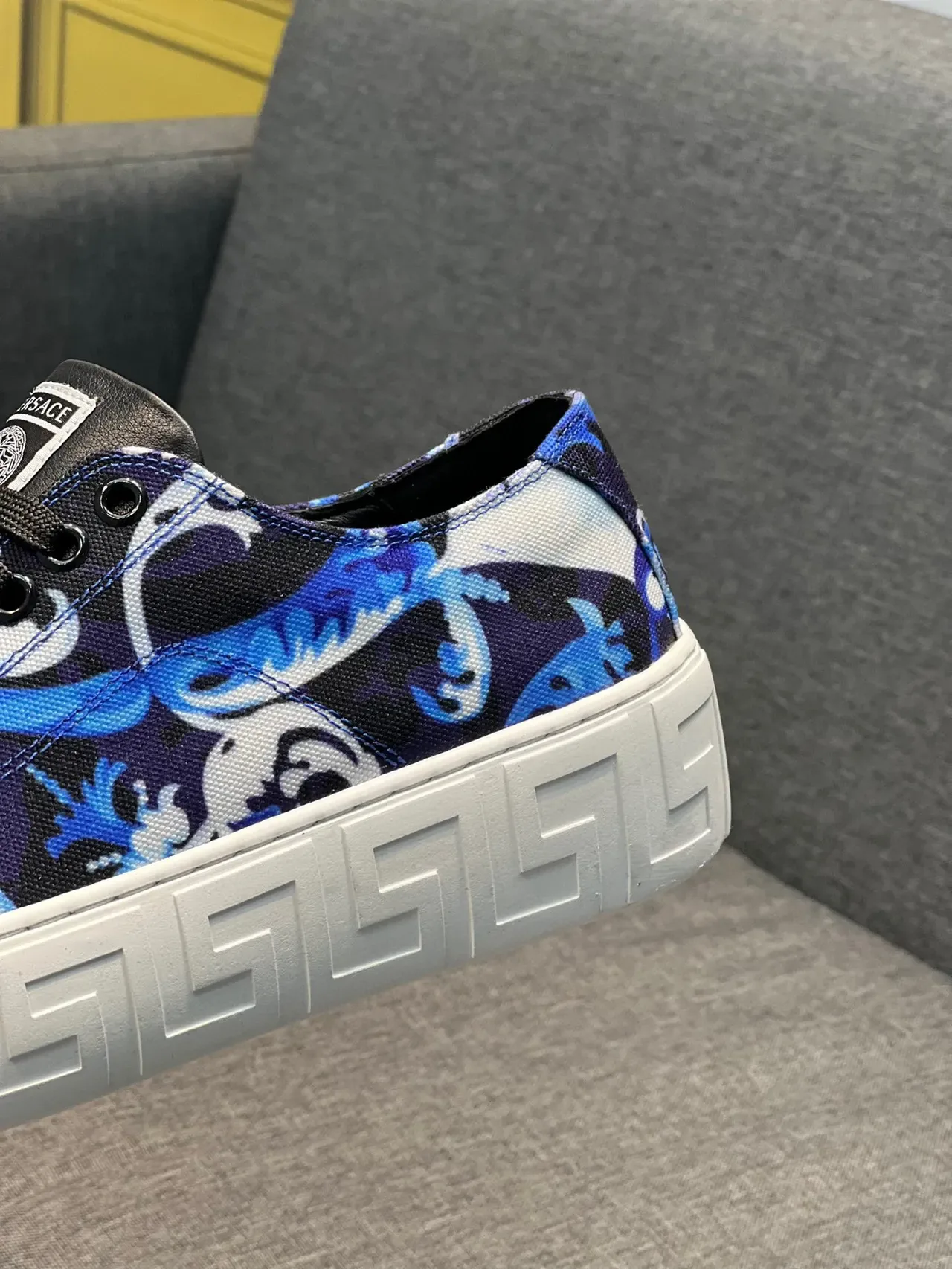 Versace Greca Odissea Zapatillas Lifestyle Azul Baroque Print 8