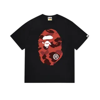 تي شيرت A Bathing Ape ABC Camo بطبعة رأس القرد