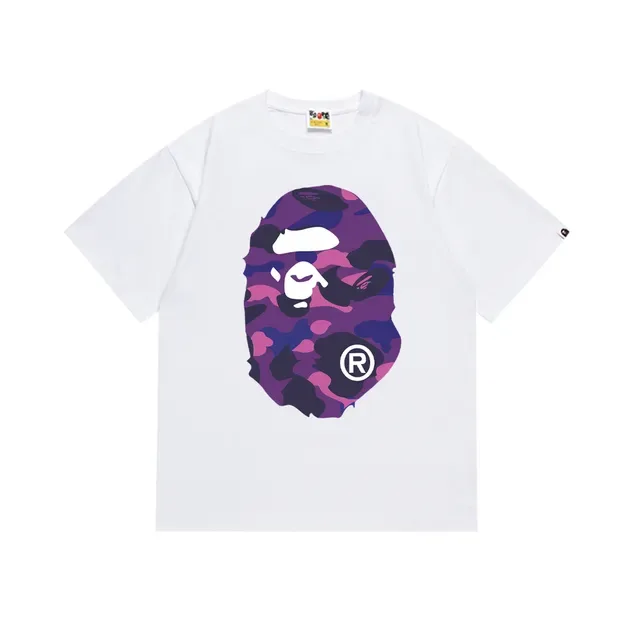 A Bathing Ape ABC迷彩猿头图案T恤 4