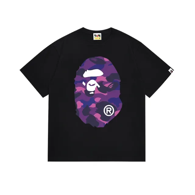 A Bathing Ape ABC迷彩猿头图案T恤 5