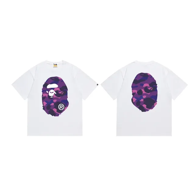 A Bathing Ape ABC迷彩猿头图案T恤 8