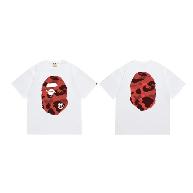 A Bathing Ape ABC迷彩猿头图案T恤 9
