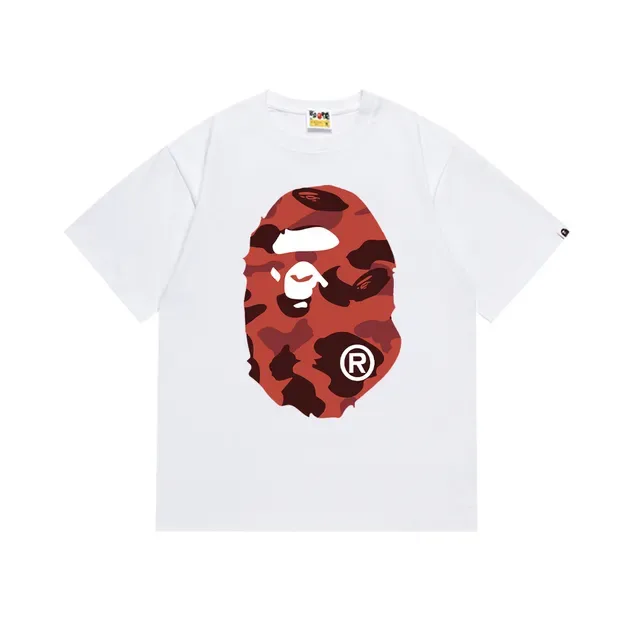 A Bathing Ape ABC迷彩猿头图案T恤 11