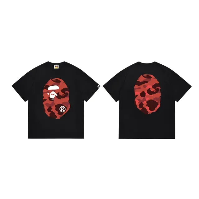 A Bathing Ape ABC迷彩猿头图案T恤 14