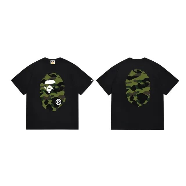 A Bathing Ape ABC迷彩猿头图案T恤 15