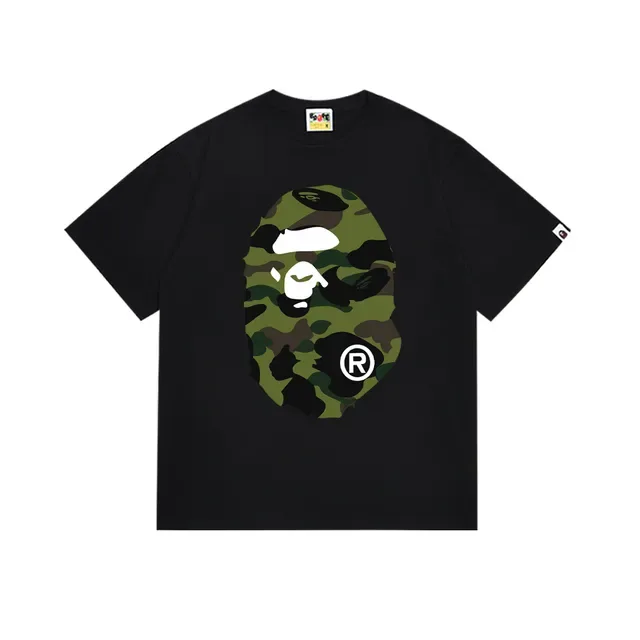 A Bathing Ape ABC迷彩猿头图案T恤 18