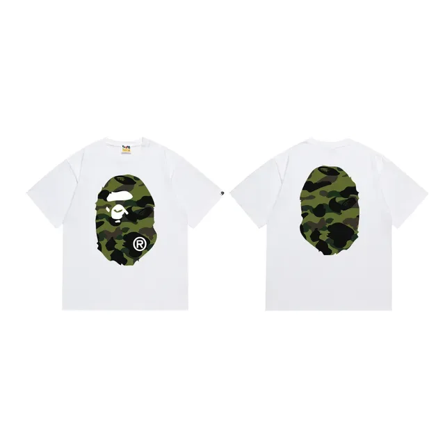 A Bathing Ape ABC迷彩猿头图案T恤 21