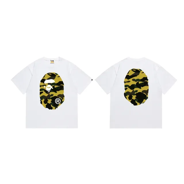 A Bathing Ape ABC迷彩猿头图案T恤 22