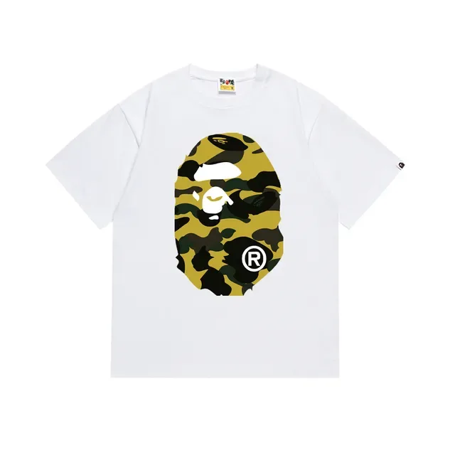 A Bathing Ape ABC迷彩猿头图案T恤 24