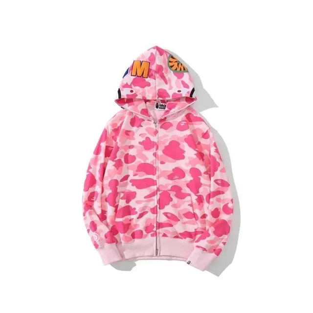 A Bathing Ape ABC Camo Shark-Eye Sudadera con capucha de cremallera completa 18