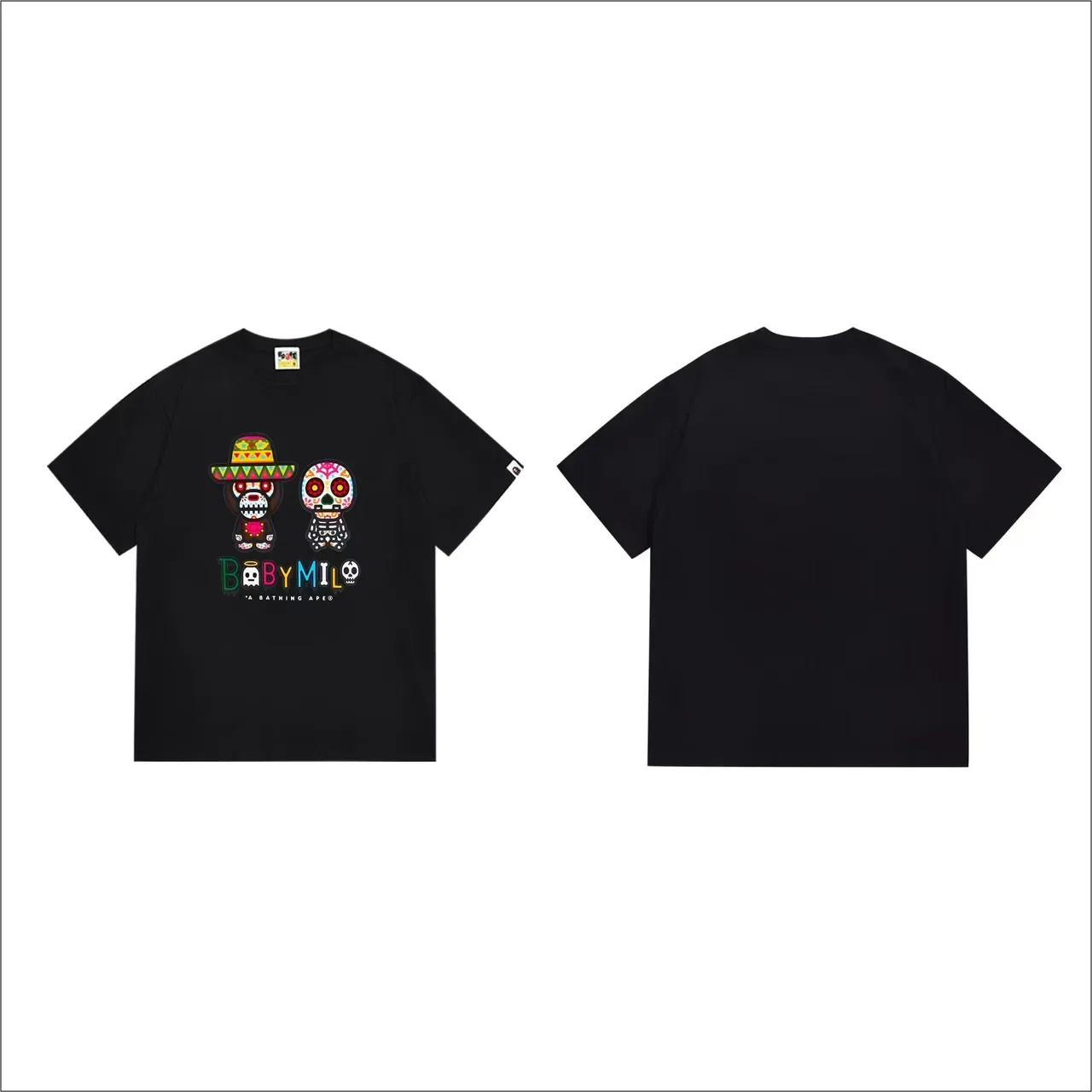 Camiseta gráfica A Bathing Ape Baby Milo Dia dos Mortos 4