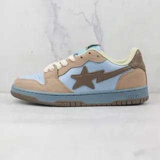 A Bathing Ape BAPE STA Light Blue Beige Lifestyle Sneakers