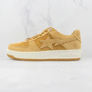 A Bathing Ape BAPE STA Mustard Suede Lifestyle Sneakers