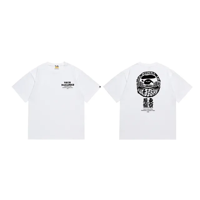 A Bathing Ape ব্যাক গ্রাফিক কালো টি-শার্ট 4