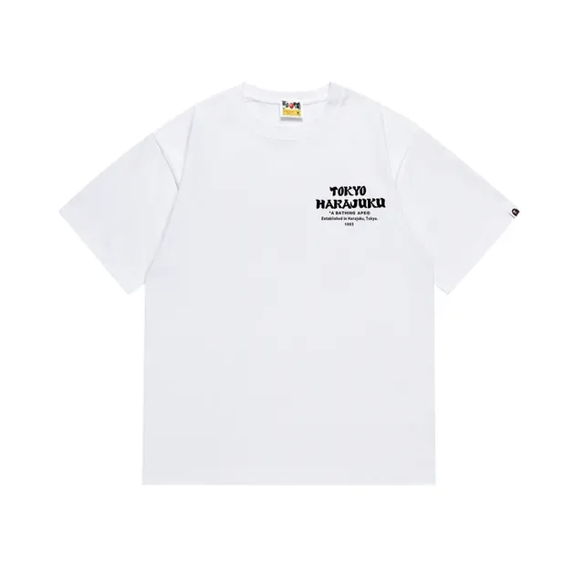 A Bathing Ape ব্যাক গ্রাফিক কালো টি-শার্ট 7