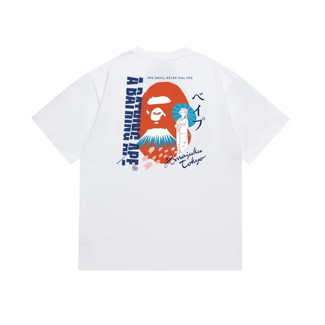 A Bathing Ape Graphic Print Black T-Shirt 6