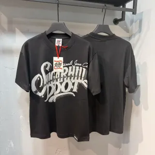 تي شيرت جرافيك أسود A Bathing Ape Sugarhill D-Dot