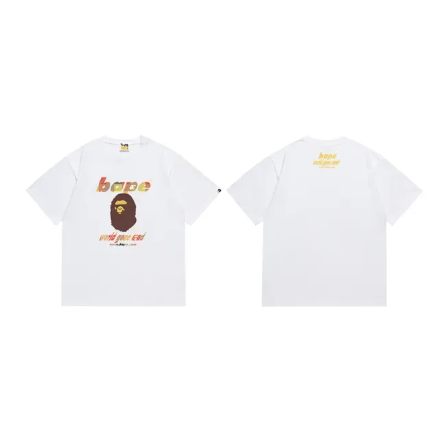 Camiseta gráfica preta A Bathing Ape World Gone Mad 4
