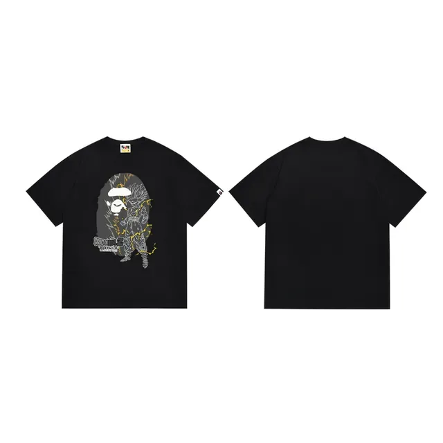 Camiseta gráfica A Bathing Ape x Dragon Ball Z cabeça de macaco do Goku 3