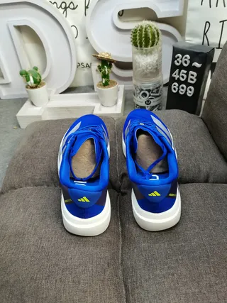 Adidas Adizero chaussures de course bleu argent 8
