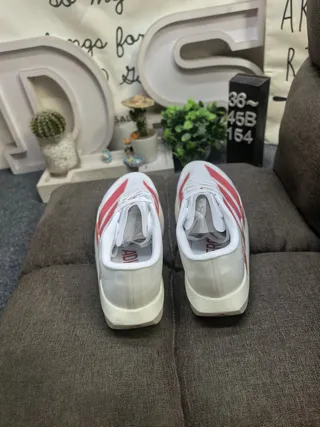 Adidas Adizero Evo SL 2 白红波点跑鞋 8