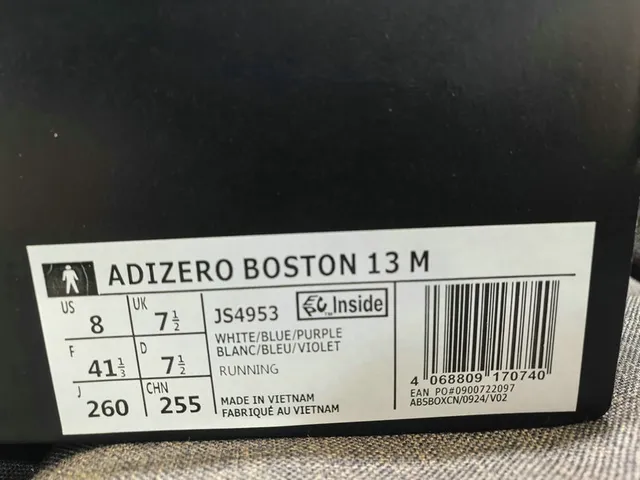 Adidas Adizero Lightstrike Pro brancos, roxos, azuis tênis de corrida 2