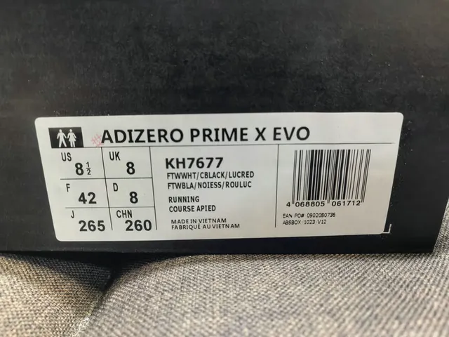Adidas Adizero Prime X Evo Chaussures de course Blanc Noir Rose 2