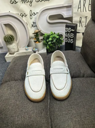 Adidas Black Brown Suede Upper Strap Closure Loafer 20