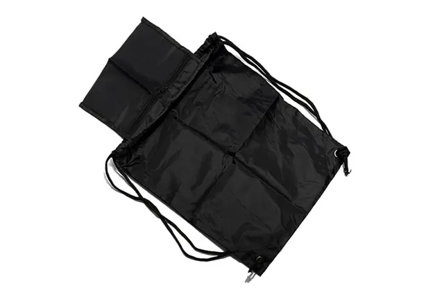 Adidas Sac à Main Noir Blanc Léger Synthétique Fermeture à Cordon 2
