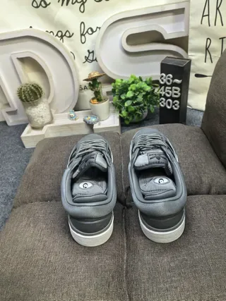 Adidas Campus Gray and Black Lifestyle Sneakers 8