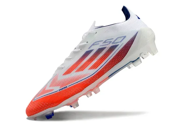 Adidas F50 白橙 低帮 Sprintweb Upper Firm-Ground 足球鞋 3