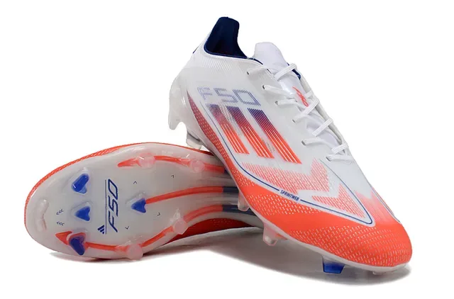 Adidas F50 白橙 低帮 Sprintweb Upper Firm-Ground 足球鞋 4