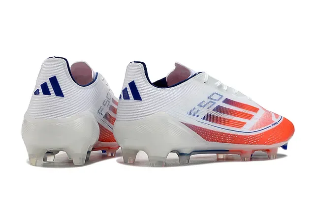 Adidas F50 白橙 低帮 Sprintweb Upper Firm-Ground 足球鞋 5