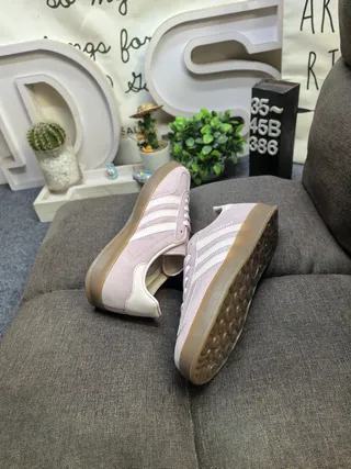 Adidas Gazelle Chaussures Lifestyle en Daim Rose Poussiéreux 6