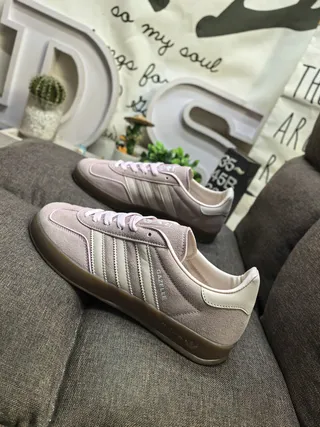 Adidas Gazelle Chaussures Lifestyle en Daim Rose Poussiéreux 7