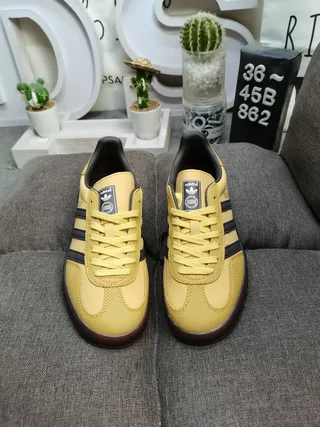Adidas Gazelle Amarelo mostarda Preto Tênis lifestyle 10