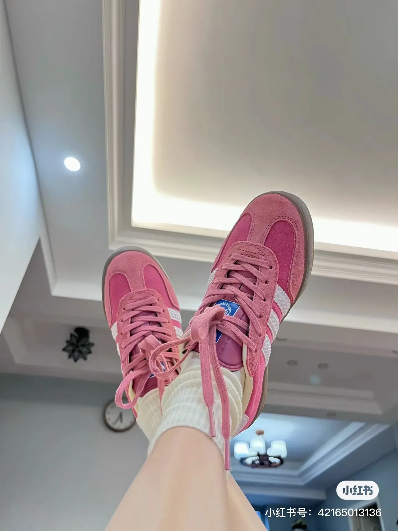 Adidas Gazelle Tênis lifestyle de couro macio rosa 6