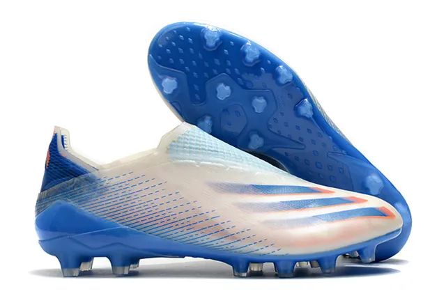 Adidas সবুজ বেগুনি নিওন লাইম একরঙ সক ফিট কলার ফার্ম গ্রাউন্ড সকার জুতো 4