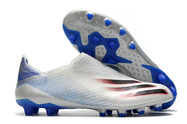 Adidas সবুজ বেগুনি নিওন লাইম একরঙ সক ফিট কলার ফার্ম গ্রাউন্ড সকার জুতো 12