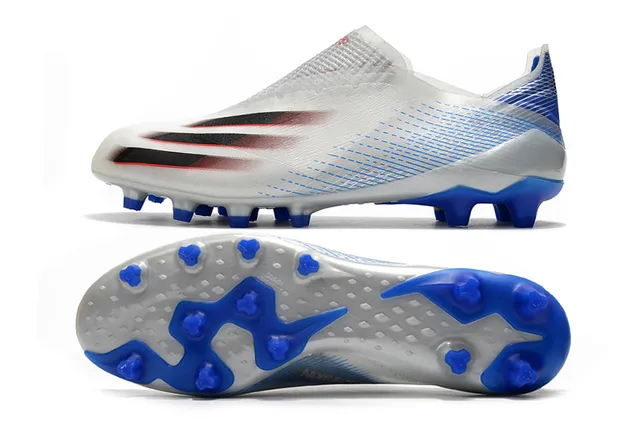 Adidas সবুজ বেগুনি নিওন লাইম একরঙ সক ফিট কলার ফার্ম গ্রাউন্ড সকার জুতো 13
