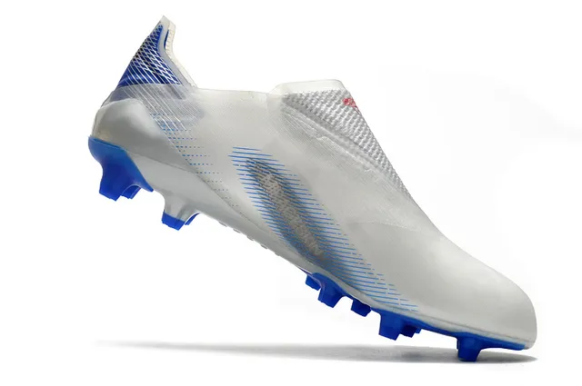 Adidas সবুজ বেগুনি নিওন লাইম একরঙ সক ফিট কলার ফার্ম গ্রাউন্ড সকার জুতো 14