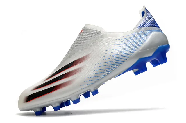 Adidas সবুজ বেগুনি নিওন লাইম একরঙ সক ফিট কলার ফার্ম গ্রাউন্ড সকার জুতো 15